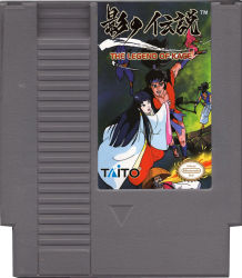 Rule 34 | 1980s (style), 1girl, 4boys, classic, company name, copyright name, cover, dagger, game, highres, japanese clothes, kage, kage no densetsu, kirihime, knife, kodachi, legend of kage, long hair, monk, multiple boys, nes cartridge, ninja, nintendo, official art, oldschool, retro artstyle, short sword, sword, taito, weapon, wide sleeves