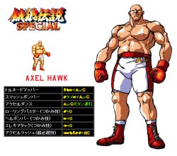 Rule 34 | axel hawk, bald, boxer, boxing gloves, fat, fat man, fatal fury, fatal fury special, game, muscular, neo geo, snk