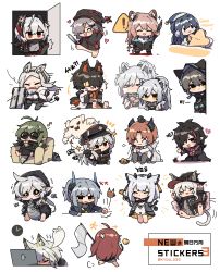 Rule 34 | !, &gt; &lt;, + +, 4boys, 6+girls, ^ ^, aak (arknights), absurdres, afterimage, ahoge, analog clock, anger vein, animal, animal ear fluff, animal ears, animal on head, antennae, apple, arknights, armchair, armor, astesia (arknights), bandage on hair, between legs, bird, bird on head, black collar, black hair, black headwear, black jacket, black pantyhose, black scarf, black skirt, black sleeves, blue eyes, blue hair, bow, bowtie, broken heart, brown hair, cat, cat boy, cat ears, cat girl, cat tail, chain, chainsaw, chair, chibi, chinese text, christine (arknights), clenched hand, clock, closed eyes, collar, colored sclera, computer, copyright name, covering with blanket, crocodilian tail, crossed bandaids, crying, cuffs, d-pad, d-pad hair ornament, demon girl, demon horns, detached sleeves, door, dress, dual wielding, earpiece, ears through headwear, eighth note, exit sign, fang, flag, food, franka (arknights), fruit, furry, furry male, gavial (arknights), giving up the ghost, golden apple, gravel (arknights), green hair, grey hair, grey jacket, grey shirt, hair between eyes, hair ornament, hairband, hand up, hat, hat bow, haze (arknights), head wings, heart, heavyrain (arknights), highres, holding, holding chainsaw, holding flag, holding knife, holding wand, hood, hood up, hooded jacket, horns, horse ears, horse girl, infection monitor (arknights), jacket, kal&#039;tsit (arknights), kicking, knife, kyou 039, laptop, liskarm (arknights), long hair, looking at viewer, midnight (arknights), mixed-language text, mouse ears, mouse girl, multicolored hair, multiple boys, multiple girls, musical note, myrtle (arknights), official alternate costume, on head, open clothes, open jacket, open mouth, orange eyes, orange hair, orange shirt, owl ears, pantyhose, passenger (arknights), peeking out, phantom (arknights), pink hair, pink shirt, ponytail, popukar (arknights), ptilopsis (arknights), purple hair, purple shirt, rabbit hair ornament, red bow, red bowtie, red eyes, saria (arknights), saria (the law) (arknights), scarf, schwarz (arknights), shackles, shirt, short hair, sign, sitting, skin fang, skirt, slit pupils, star (symbol), streaked hair, sunglasses, sweatdrop, tail, tail between legs, tears, tomimi (arknights), twitter username, w (arknights), wall clock, wand, warning sign, waving, white dress, white jacket, wings, witch hat, x hair ornament, yellow eyes, yellow sclera, yes, zoom layer