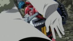 Rule 34 | 2girls, 6+boys, animated, armor, brook (one piece), cyborg, energy gun, epic, fighting, franky (one piece), franky shogun, happy, holding, holding sword, holding weapon, machinery, mecha, multiple boys, multiple girls, muscular, one piece, one piece film: z, oversized object, punching, robot, simple background, sky, sword, usopp, video, violence, weapon, wind