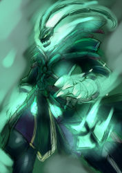 Rule 34 | armor, chain, highres, key, lantern, league of legends, nam (valckiry), no humans, solo, thresh (league of legends)