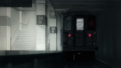 Rule 34 | new york city, no humans, original, realistic, scenery, seo tatsuya, subway, train, train station