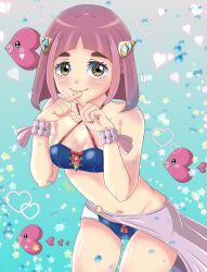Rule 34 | 1girl, absurdres, heart (symbol), highres, lacey (pokemon), solo, star (symbol), swimsuit, tagme
