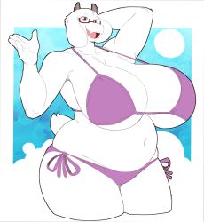 Rule 34 | 1girl, breasts, furry, furry female, gigantic breasts, highres, solo, tagme, toriel, undertale