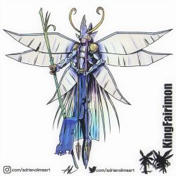 Rule 34 | angel, angemon, armor, bug, claws, digimon, fusion, kabuterimon, original, staff, wings