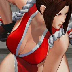 Rule 34 | 1girl, 3d, animated, bouncing breasts, breasts, cleavage, large breasts, shiranui mai, snk, tagme, the king of fighters, the king of fighters xv, video