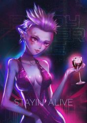 Rule 34 | art3mis, cup, dress, drinking glass, ready player one, samantha cook, tagme, wine glass