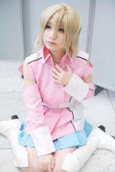 cosplay gundam gundam_seed highres momoneko_haru photo_(medium) stellar_loussier