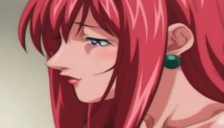 Rule 34 | 1boy, 1girl, animated, animated gif, bible black, bible black only, closed eyes, erection, fellatio, hair behind ear, licking, licking penis, oral, penis, red hair, red lips, source request, takashiro hiroko, veins, veiny penis