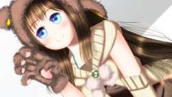 Rule 34 | 1girl, animal ears, animal hands, animal hood, aqua eyes, artist name, artist request, bare shoulders, bear ears, blue eyes, blush, bow, breasts, brown bow, brown dress, brown hair, brown jacket, brown sweater, clothing cutout, collarbone, dress, exciting animal (love live!), female focus, floating hair, flower, frilled dress, frills, fur-trimmed pants, fur-trimmed shorts, fur trim, gloves, green pants, green shorts, hair between eyes, highres, hood, hooded jacket, hooded sweater, jacket, light brown jacket, light brown sweater, long hair, long sleeves, looking at viewer, love live!, love live! nijigasaki high school idol club, love live! school idol festival, love live! school idol festival all stars, osaka shizuku, pants, parted lips, paw gloves, polka dot, polka dot bow, ponytail, ribbon, short pants, short shorts, short sleeves, shorts, shoulder cutout, small breasts, smile, solo, sweater, wavy hair, white bow, white flower, yellow ribbon