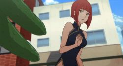 Rule 34 | 1girl, animated, animated gif, kurumaki zakuro, lowres, red hair, yozakura quartet