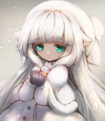 Rule 34 | .live, 1girl, bad id, bad pixiv id, capelet, clenched hands, flower, gloves, green eyes, hair flaps, hat, long hair, looking at viewer, merry milk, rose, snowing, very long hair, virtual youtuber, white flower, white hair, white rose, winter clothes, yk ksdh4582