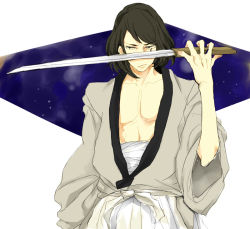 Rule 34 | 1boy, black hair, ishikawa goemon xiii, japanese clothes, lupin iii, male focus, solo, sword, weapon, white background