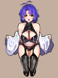 Rule 34 | 1girl, absurdres, antenna hair, bad id, bad pixiv id, bdsm, blue hair, bondage outfit, boots, brown eyes, collar, corset, cowboy shot, crotch zipper, elbow gloves, gloves, highres, idolmaster, idolmaster million live!, leather, leotard, looking at viewer, maeungochu, revealing clothes, short hair, slave, solo, thigh boots, thighhighs, toyokawa fuka, zipper