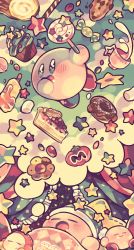 Rule 34 | bad id, bad pixiv id, cake, candy, cup, curtains, dreaming, food, kirby, kirby&#039;s dream land, kirby (series), lollipop, maru (umc a), maxim tomato, nintendo, no humans, popsicle, sleeping, star (symbol), thought bubble, waddle dee