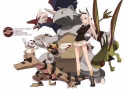 Rule 34 | 1girl, animal ears, bad id, bad pixiv id, blonde hair, blue eyes, braviary, bullfalk, creatures (company), crossed arms, crossover, cubone, flygon, game freak, gen 1 pokemon, gen 3 pokemon, gen 5 pokemon, goggles, goggles on head, hanna-justina marseille, head wings, krokorok, long hair, military, military uniform, ninjask, nintendo, pokemon, pokemon (creature), rhydon, rhyhorn, simple background, smile, strike witches, tail, uniform, wings, witches of africa, world witches series