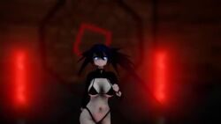 Rule 34 | 3d, animated, audible music, black rock shooter, black rock shooter (character), breasts, dancing, large breasts, sound, tagme, video