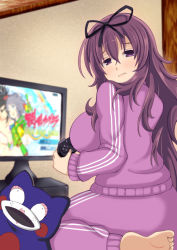 Rule 34 | 10s, 1girl, game, murasaki (senran kagura), purple hair, senran kagura, solo