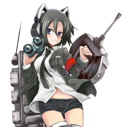 Rule 34 | 1girl, highres, ku-ba, luchs, military, military vehicle, motor vehicle, personification, solo, tank, world of tanks
