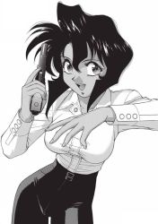 Rule 34 | 1990s (style), gunsmith cats, monochrome, rally vincent, tagme