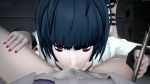 Rule 34 | 10s, 3d, animated, artist request, blue hair, clipboard, esk, fellatio, oral, penis, persona, persona 5, pov, red eyes, takemi tae, uncensored, video, video