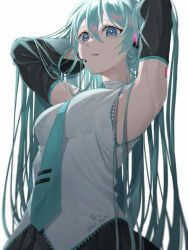 Rule 34 | armpits, artist name, artist request, hatsune miku, tagme, twintails, vocaloid
