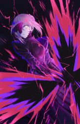 Rule 34 | 1girl, armor, armored dress, artoria pendragon (all), artoria pendragon (fate), black dress, blonde hair, braid, breasts, closed mouth, dark persona, dress, excalibur morgan (fate), fate/grand order, fate/stay night, fate (series), fighting stance, french braid, gauntlets, hair bun, highres, holding, holding sword, holding weapon, looking at viewer, medium breasts, nipi27, saber alter, single hair bun, solo, sword, visor (armor), weapon, yellow eyes
