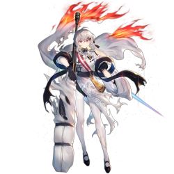 Rule 34 | 1girl, anti-materiel rifle, black footwear, black gloves, bolt action, bullpup, burning clothes, closed mouth, collar, damaged, dress, fire, full body, girls&#039; frontline, gloves, gun, hair between eyes, hair ornament, hairclip, heiwari kanade, holding, holding gun, holding weapon, iws 2000 (edelweiss) (girls&#039; frontline), iws 2000 (girls&#039; frontline), long hair, looking at viewer, military, military uniform, needlegun, official alternate costume, official art, pantyhose, prototype design, red eyes, rifle, shoes, short sleeves, sidelocks, silver hair, smile, sniper rifle, solo, standing, steyr arms, steyr iws 2000, steyr mannlicher, sword, torn clothes, torn dress, torn pantyhose, transparent background, uniform, weapon, white dress, white pantyhose