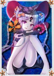 Rule 34 | 1girl, abigail williams (fate), abigail williams (swimsuit foreigner) (fate), abigail williams (swimsuit foreigner) (first ascension) (fate), absurdres, bare shoulders, bikini, black bikini, black bow, blush, bow, breasts, colored skin, creature, double bun, fate/grand order, fate (series), feet, forehead, hair bow, hair bun, highres, keyhole, kisaragi-lorelei, knees together feet apart, legs, long hair, looking at viewer, multiple bows, open mouth, orange bow, parted bangs, red eyes, sidelocks, sitting, smile, swimsuit, third eye, very long hair, white hair, white skin