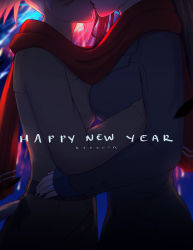 Rule 34 | 2girls, artist name, black hair, blurry, blurry background, breast press, breasts, cat tail, coat, elezen, elf, facial mark, final fantasy, final fantasy xiv, fireworks, hand on another&#039;s back, hand on another&#039;s hip, happy new year, highres, hilda ware, hybrid, hyur, jewelry, kiss, koyorin, long hair, m&#039;naago, medium breasts, miqo&#039;te, multiple girls, new year, pink hair, pointy ears, ponytail, ring, scarf, shared clothes, shared scarf, short hair, symmetrical docking, tail, warrior of light (ff14), whisker markings, yuri