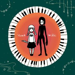 Rule 34 | 1boy, 1girl, braid, knife, madotsuki, piano keys, sekomumasada sensei, twin braids, yume nikki