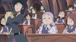 Rule 34 | 10s, 6+girls, angry, animated, braid, character request, chips (food), classroom, crescent, desk, eating, female focus, food, glasses, hat, indoors, jasminka antonenko, little witch academia, long hair, looking at another, multiple girls, plump, short hair, subtitled, tagme, teacher, text focus, twin braids, video, witch, witch hat