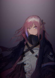 Rule 34 | 1girl, absurdres, armband, armor, blue eyes, blue hair, blush, closed mouth, coat, dress, floating hair, girls&#039; frontline, hair between eyes, hair ornament, highres, light particles, long hair, looking at viewer, mod3 (girls&#039; frontline), multicolored hair, open clothes, open coat, pink hair, ponytail, scarf, sidelocks, signature, solo, st ar-15 (girls&#039; frontline), st ar-15 (mod3) (girls&#039; frontline), streaked hair, wind, wind lift, yui (92935941)