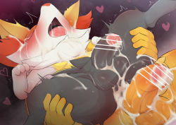 Rule 34 | 2boys, after anal, aftersex, animal ear fluff, animal ears, animal hands, animal nose, bar censor, black fur, blush, body fur, braixen, censored, creatures (company), cum, cum in ass, cum on body, cum on lower body, cum on penis, cum on testicles, cum on upper body, cumdrip, facial, fang, flaccid, foreskin, fox boy, fox ears, furry, furry male, furry with furry, game freak, gen 6 pokemon, heart, highres, leg grab, male focus, motion lines, multiple boys, multiple penises, nintendo, open mouth, penis, pokemon, pokemon (creature), saliva, snout, solo focus, spread legs, sweat, tears, testicles, tongue, trembling, white fur, yaoi, yellow fur, yousan (pixiv540898)