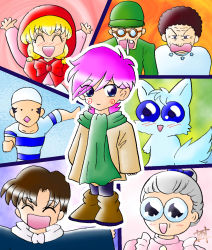 Rule 34 | 1990s (style), akazukin chacha, chacha, highres, pink hair, popy, standing, tagme