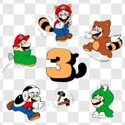 Rule 34 | 5boys, animal ears, brown hair, facial hair, flying, frog mario, full body, gloves, grin, hammer, hammer mario, hat, helmet, highres, kuribo&#039;s shoe, mario, mario (series), multiple boys, mustache, nintendo, raccoon ears, raccoon mario, raccoon tail, running, smile, super mario bros. 3, tail, tanooki mario, tanuki, throwing