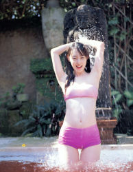 Rule 34 | akiyama rina, bikini, photo (medium), pool, swimsuit, wet