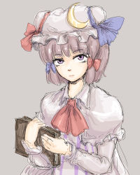 Rule 34 | 1girl, alternate hairstyle, female focus, hat, michael-x, patchouli knowledge, short hair, simple background, sketch, solo, touhou
