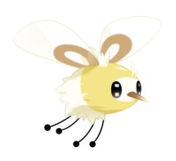 Rule 34 | 10s, aru (r1 0101), creatures (company), cutiefly, game freak, gen 7 pokemon, insect wings, nintendo, no humans, pokemon, pokemon (creature), pokemon sm, simple background, solo, white background, wings