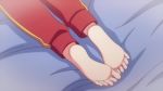 Rule 34 | animated, anime screenshot, barefoot, bokutachi wa benkyou ga dekinai, feet, kirisu mafuyu, pants, screencap, soles, tagme, toe scrunch, track pants, track suit, video