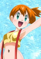 Rule 34 | 1girl, creatures (company), game freak, green eyes, hainchu, highres, misty (pokemon), nintendo, orange hair, pokemon, pokemon (anime), pokemon (classic anime)
