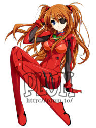 Rule 34 | 10s, 1girl, alternate hairstyle, bad id, bad pixiv id, blue eyes, brown hair, evangelion: 3.0 you can (not) redo, eyepatch, kanna (plum), latex, long hair, neon genesis evangelion, plugsuit, rebuild of evangelion, solo, souryuu asuka langley, twintails