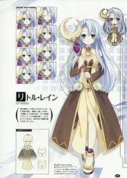 Rule 34 | 10s, 1girl, ^ ^, bare shoulders, blue eyes, blue hair, blush, character name, character sheet, chibi, chou megami shinkou noire gekishin black heart, closed eyes, concept art, dress, expressions, closed eyes, female focus, frown, full body, highres, holding, light smile, little rain, long hair, multiple views, neptune (series), non-web source, official art, shoes, simple background, smile, staff, standing, tears, tsunako, weapon