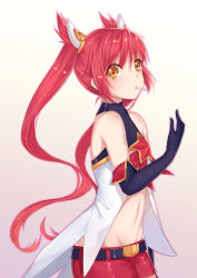 Rule 34 | 1girl, alternate costume, alternate hair color, candy, food, highres, jinx (league of legends), league of legends, long hair, magical girl, red hair, star guardian (league of legends), star guardian jinx, twintails