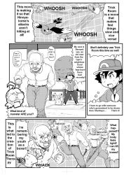 Rule 34 | ash ketchum, comic, creatures (company), game freak, gen 1 pokemon, gouguru, monochrome, nintendo, pikachu, pokemon, pokemon (anime), pokemon (creature), translated