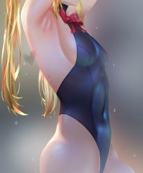 Rule 34 | 1girl, armpits, breasts, dead or alive, h.carrrrrrot, highres, leotard, marie rose, small breasts, solo, tan, tanline