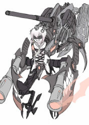 Rule 34 | 10s, 1girl, abyssal ship, bdsm, bondage, bound, covering own eyes, dark persona, dress, hair ornament, kantai collection, ogawa-syou, ogawa shou, open mouth, sailor dress, short hair, sketch, solo, spot color, white background, yukikaze (kancolle)