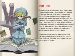 Rule 34 | book, character profile, mon-musu quest!, monster girl, tagme, text focus, translated