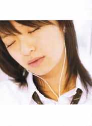 Rule 34 | asian, earphones, female focus, highres, photo (medium), sleeping, solo, tagme