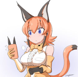 Rule 34 | animal ear fluff, animal ears, coyote (kemono friends), kemono friends, kemono friends v project, microphone, short hair, simple background, tail, taurine 8000mg, virtual youtuber, wolf ears, wolf tail